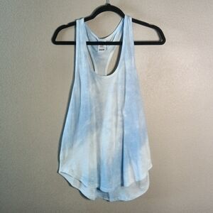 🦋 PINK Victoria's Secret Tie Dye Racerback Tank Top Size Medium